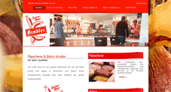 Desktop Screenshot of fleischerei-kindler.de